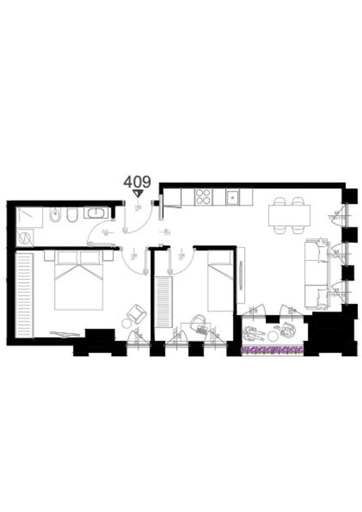 Apartamento de 3 habitaciónes en Milan, Italy No. 339100