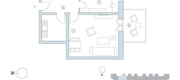 1 Schlafzimmer Wohnung in Nordsachsen, Germany, Nr. 166767 16
