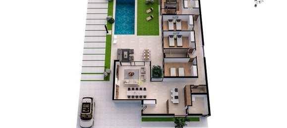 Вилла с 4 спальнями в Банос и Мендиго, Испания № 9499 9