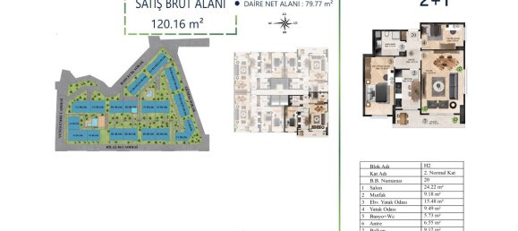 3 rooms Apartment in Bueyuekcekmece, Turkey No. 21696 15