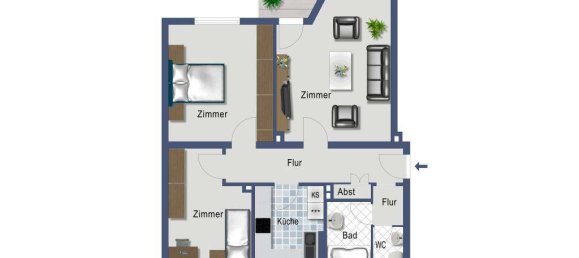 Apartamento T2 em Essen, Germany N.º 107318 2