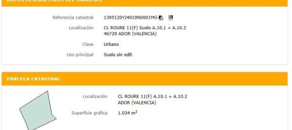 Terrain à Ador, Spain 1034m² No. 191200 4