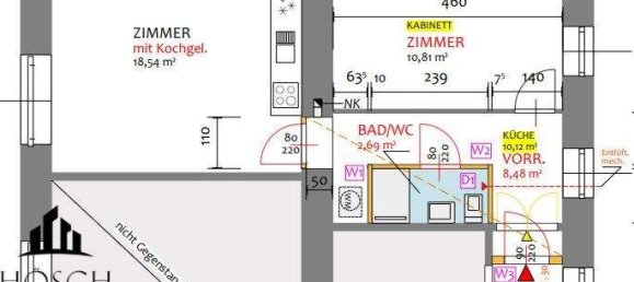 2غرفة عقار تجاري في Rudolfsheim-Funfhaus, Austria رقم 41216 8