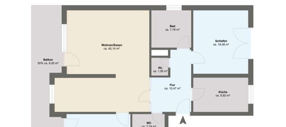 Apartamento de 3 habitaciónes en Bielefeld, Germany No. 305751 22