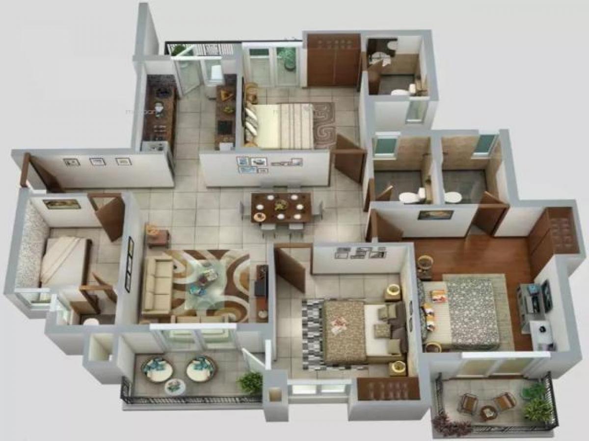 3 bedrooms House in Noida, India No. 67847