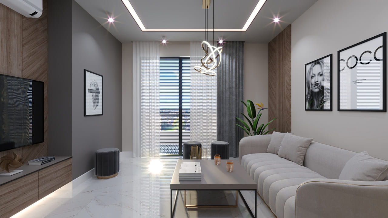 Wohnung 1+1 in Lotus, Mahmutlar, Turkey, Nr. 38136