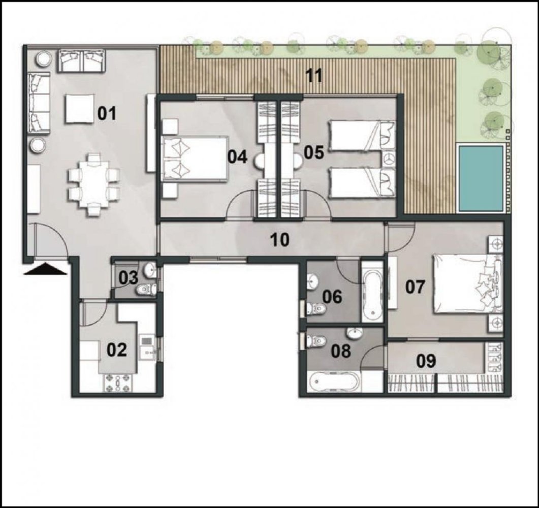 3 bedrooms Condo in New Capital City, Egypt No. 1469