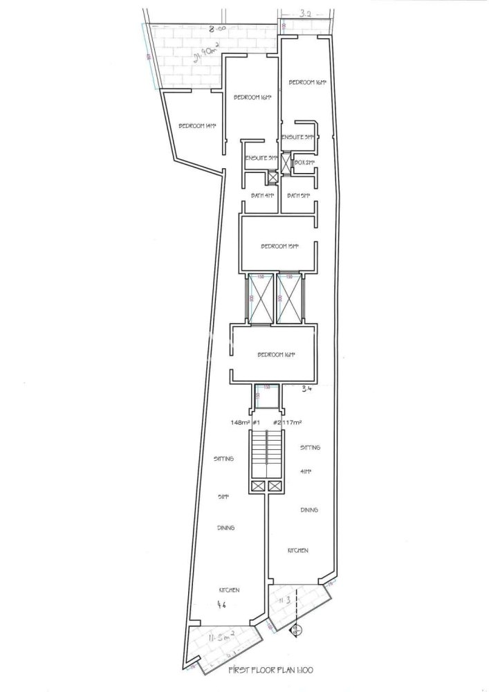 Квартира с 2 спальнями в Фонтана, Мальта № 641