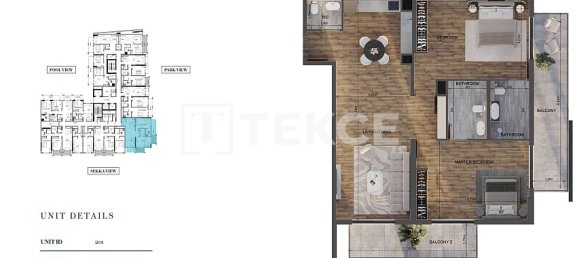 1 dormitorio apartamento en venta en Jumeirah Village Circle, Dubai, UAE № 181372 11