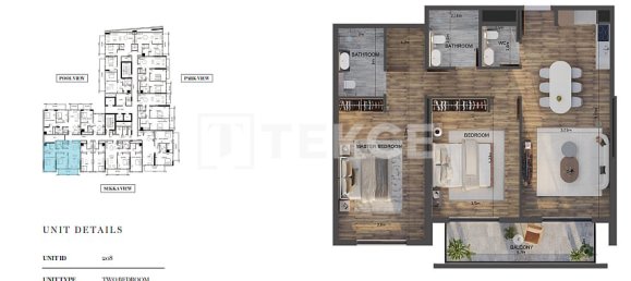 1 dormitorio apartamento en venta en Jumeirah Village Circle, Dubai, UAE № 181372 10