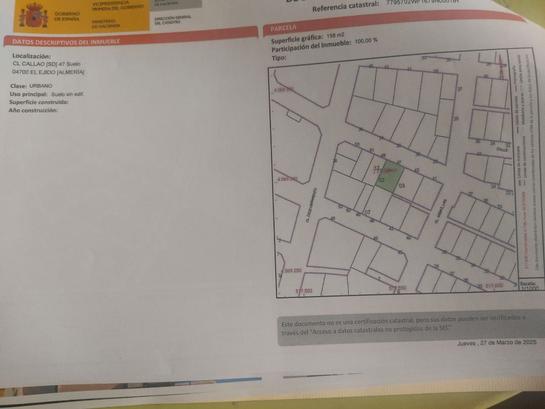 Grundstück in El Ejido, Spain 158m², Nr. 197404