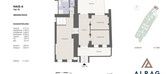 Apartamento de 3 divisões em Dobling, Austria N.º 49434 14