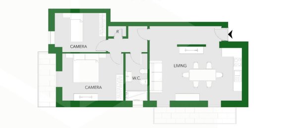 3-salle Appartement à Baranzate, Italy No. 34543 2