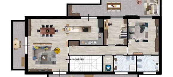 Квартира с 4 спальнями в Риччоне, Италия № 328011 31