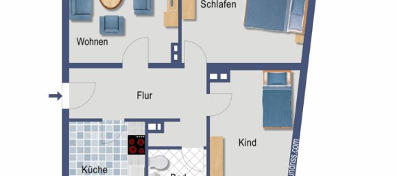 Apartamento T3 em Frankenthal, Germany N.º 51898 14