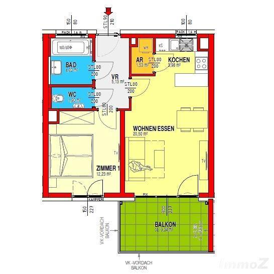 2-Zimmer Wohnung in Graz, Austria, Nr. 226503