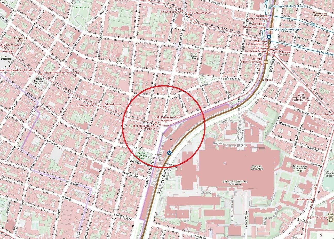 2 غرف نوم شقة في Wahring, Austria رقم 12019