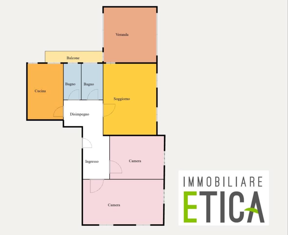 6 rooms Apartment in Turin, Italy No. 27053