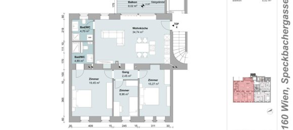 4 rooms Apartment in Ottakring, Austria No. 156393 10