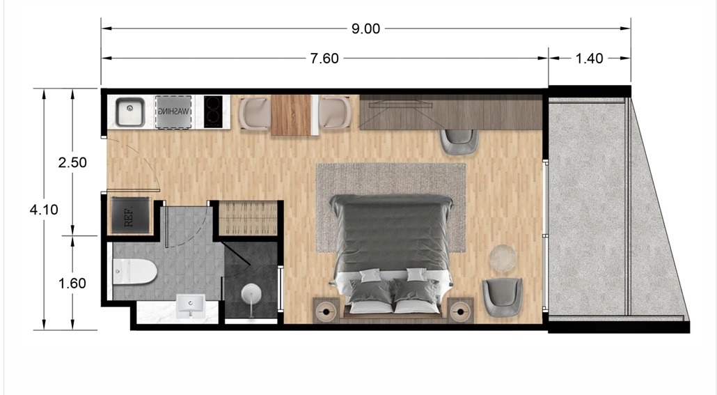 Studio in Rawai, Thailand, Nr. 22798