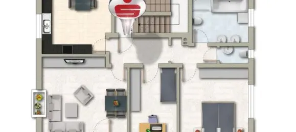 Таунхаус с 13 комнатами в Эммендинген, Германия № 60371 33