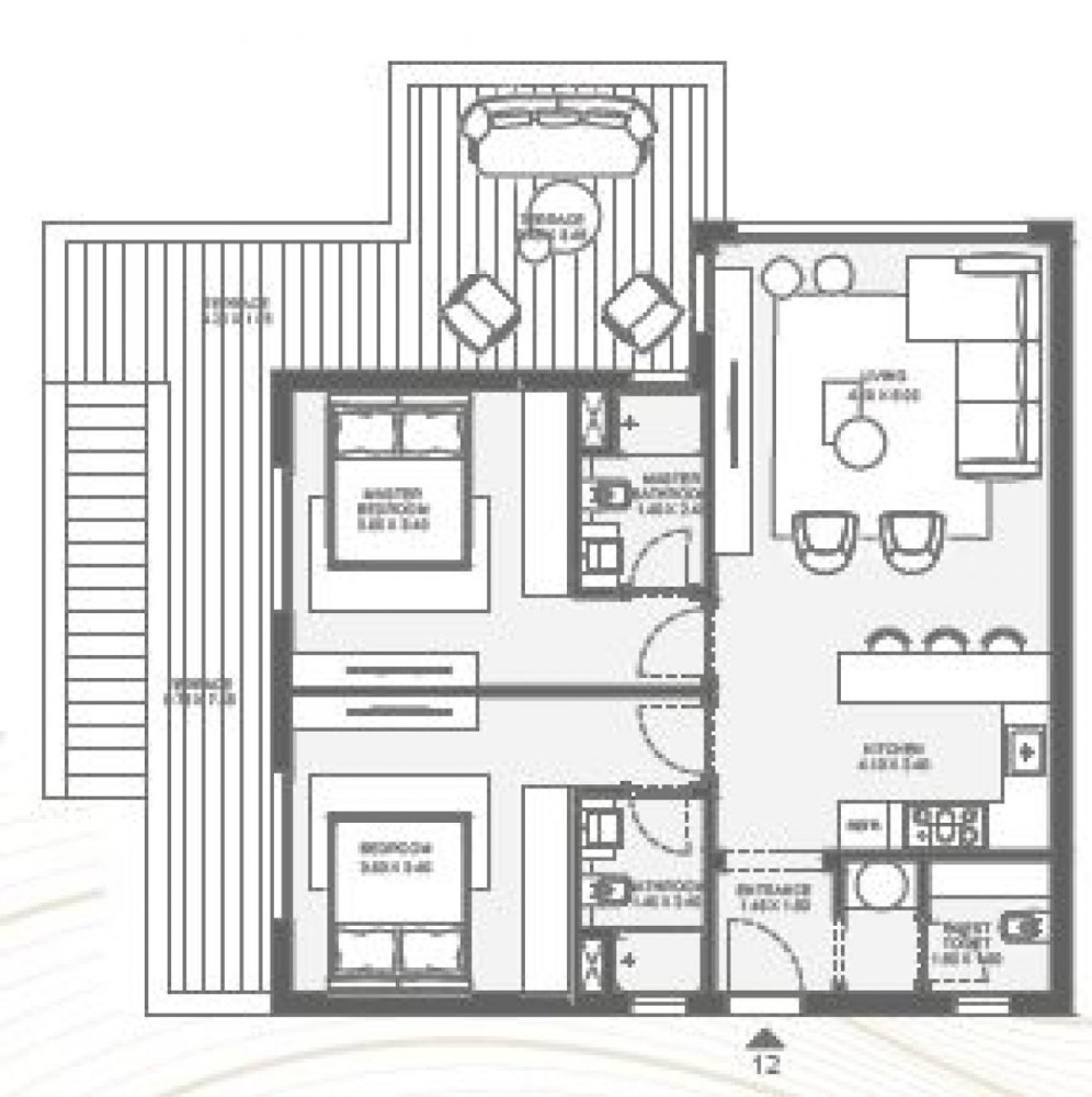 Condominio de 2 dormitorios en Red Sea, Egypt No. 2127