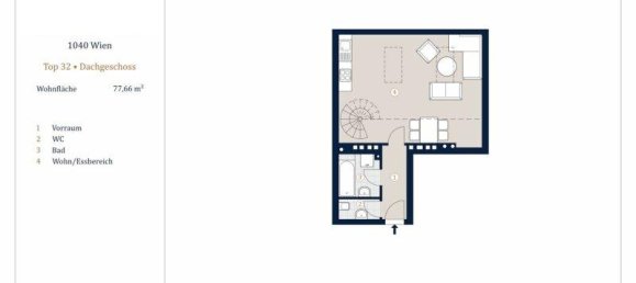 2 rooms Duplex in Wieden, Austria No. 214756 11