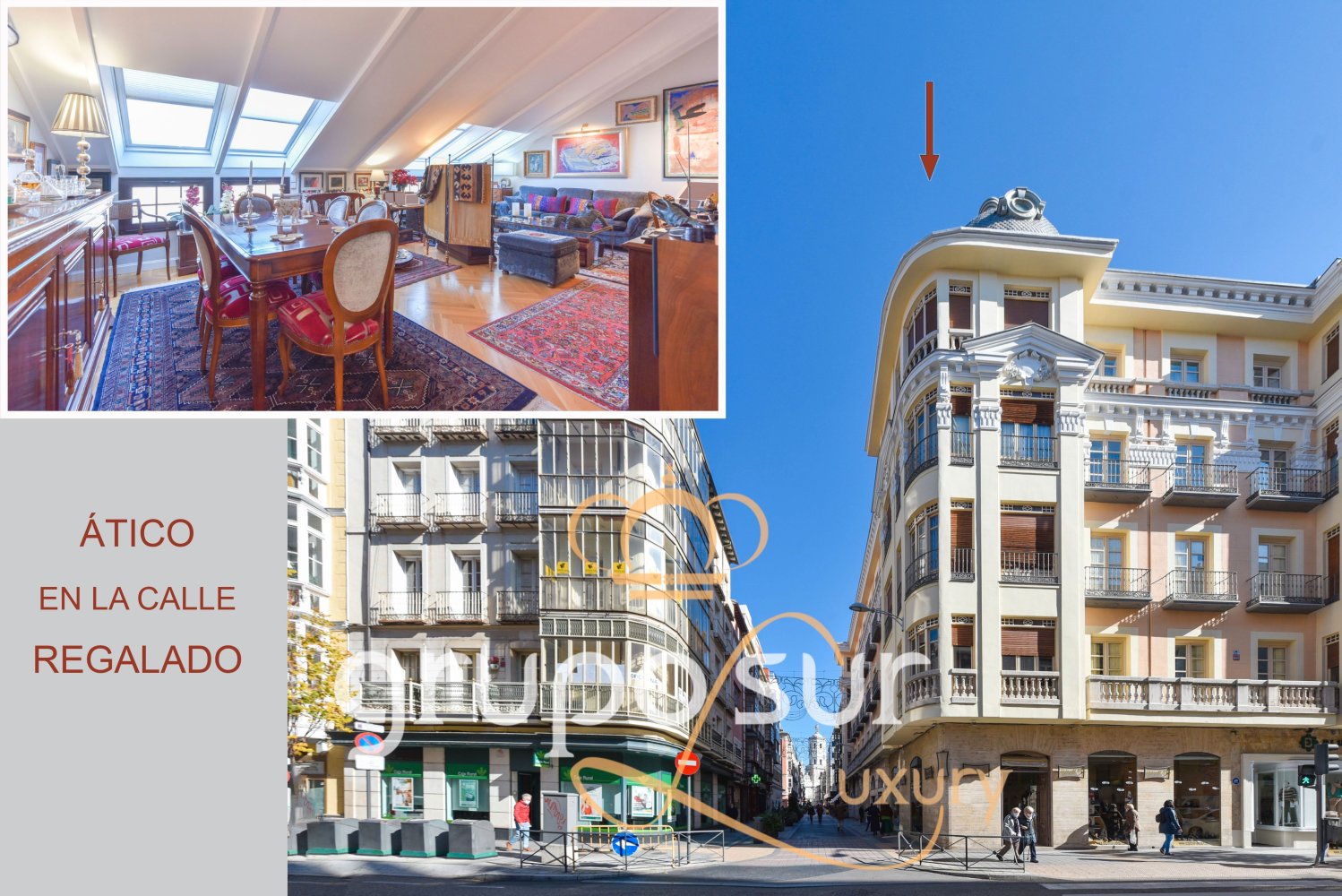 Ático de 3 dormitorios en Valladolid, Spain No. 96174