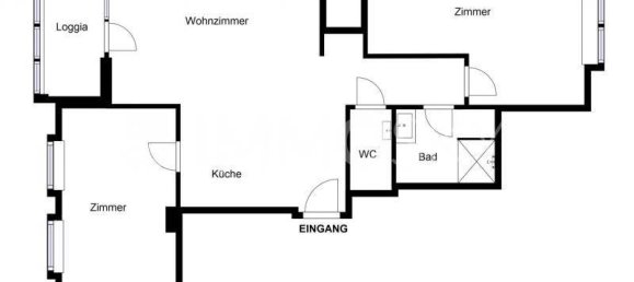 Apartamento de 3 divisões em Favoriten, Austria N.º 239591 3