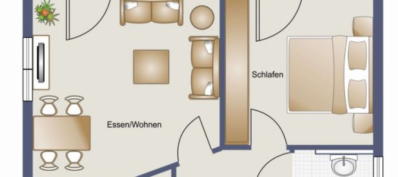 Квартира с 2 комнатами в Баден-Вюртемберг, Германия № 111799 13