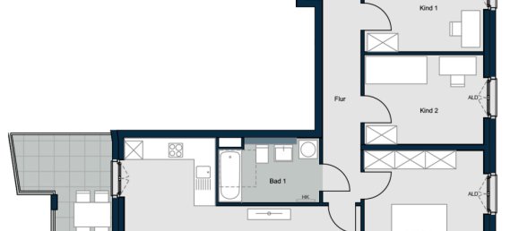 4 rooms Apartment in Munich, Germany No. 156268 3