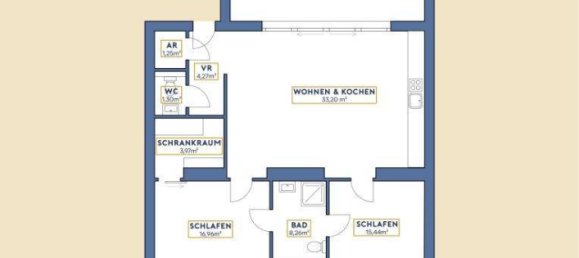 3 rooms Apartment in Ottakring, Austria No. 220890 6