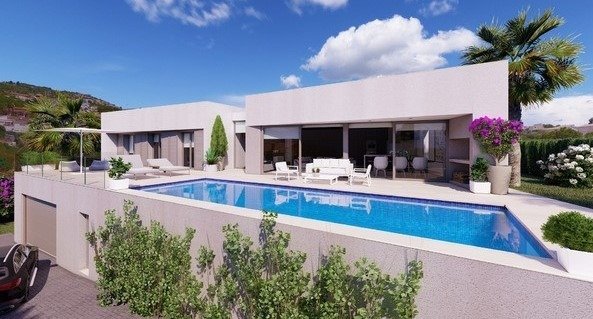 Вилла с 3 спальнями в Кальпе, Испания № 7206