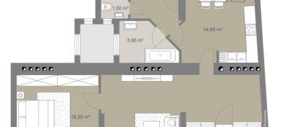 Квартира с 3 комнатами в Майдлинг, Австрия № 161487 13