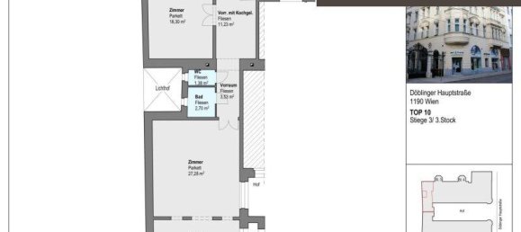 3 rooms Apartment in Dobling, Austria No. 68567 9