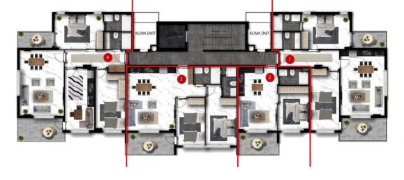 2-Zimmer Wohnung in Oba, Turkey, Nr. 9985 10