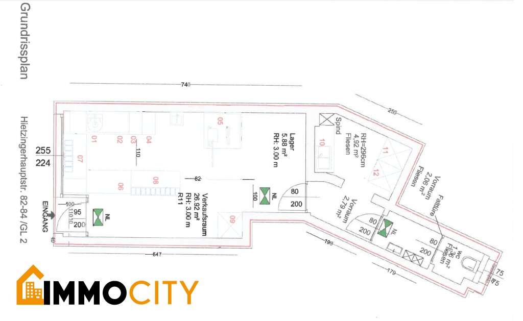 Propriété commerciale à Hietzing, Austria 40m² No. 121879