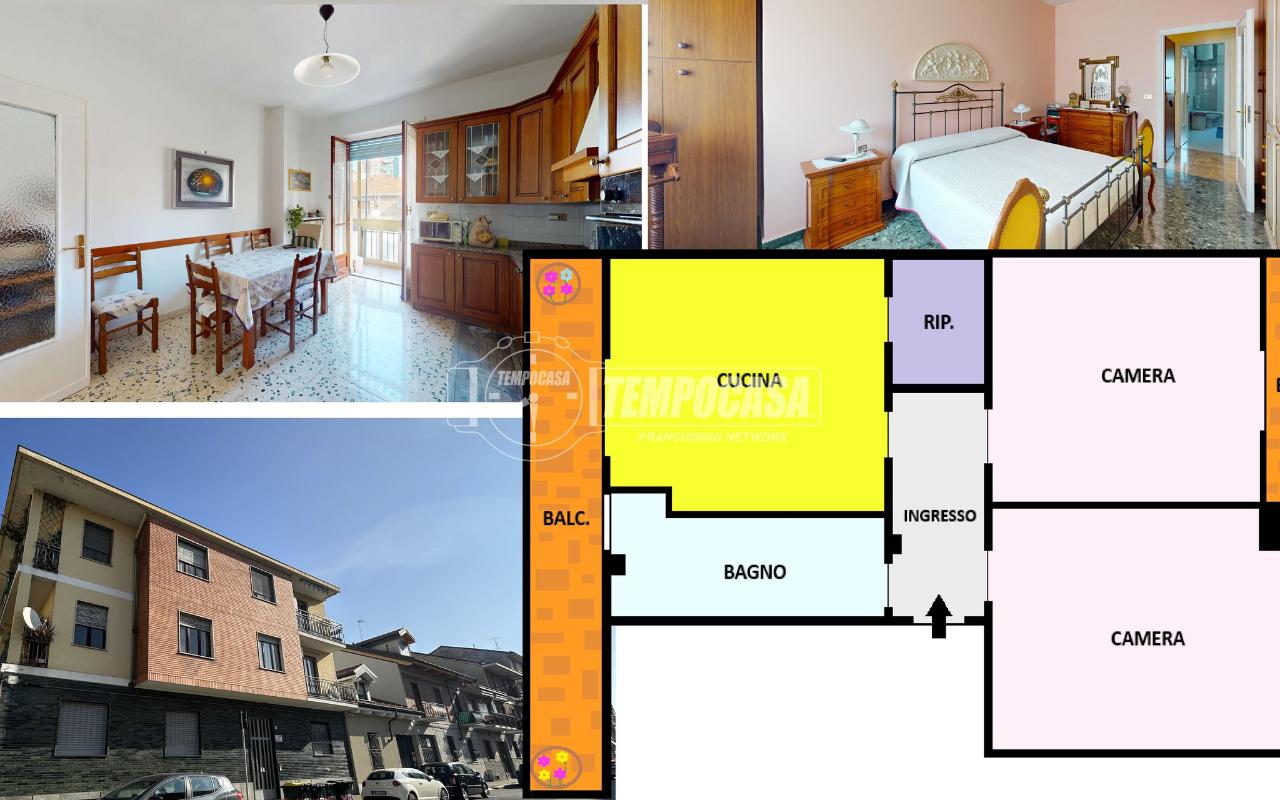 3 rooms Apartment in Turin, Italy No. 39848