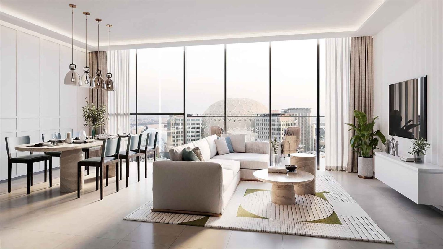 3 غرف نوم شقة في SKY RESIDENCES, دبي, UAE رقم 63033