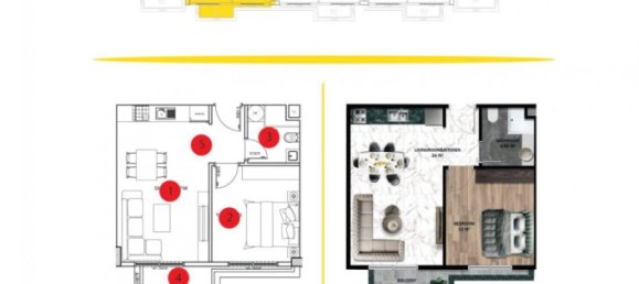 2 rooms Apartment in Turkler, Turkey No. 29872 28