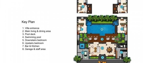 Вилла с 4 спальнями в Seminyak, Бадунг, Бали, Индонезия № 3062 21