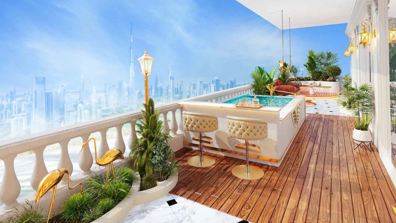 Квартира с 1 спальней в VINCITORE AQUA DIMORE, Dubai Science Park, ОАЭ № 61291