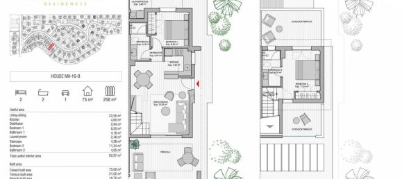 2 غرف نوم تاون هاوس في Manacor, Spain رقم 10799 12