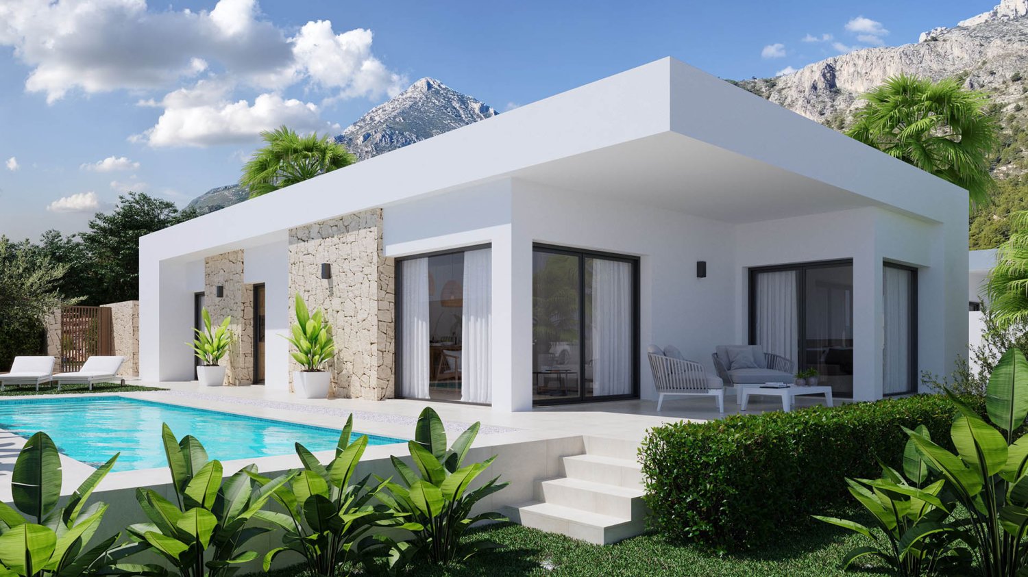 4 غرف نوم فيلا في La Pinada Nature Resort, Finestrat, Spain رقم 15476