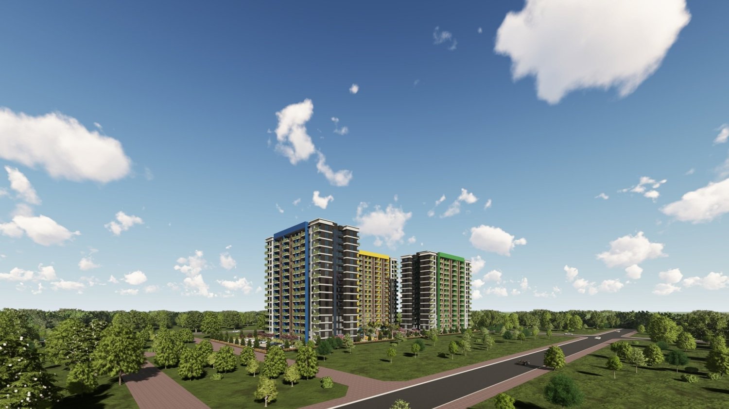 Wohnung 2+1 in Mersin, Turkey, Nr. 32044