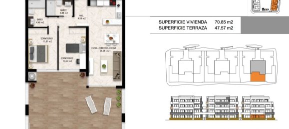 Apartamento de 2 dormitorios en Dehesa De Campoamor, Spain No. 188088 31