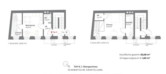 2-salle Appartement à Mariahilf, Austria No. 143378 8