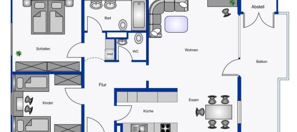 3 rooms Apartment in Wiesbaden, Germany No. 330311 12