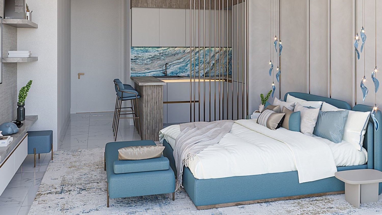 48.77m² Apartment in MANTA BAY, Al Marjan Island, UAE No. 63982