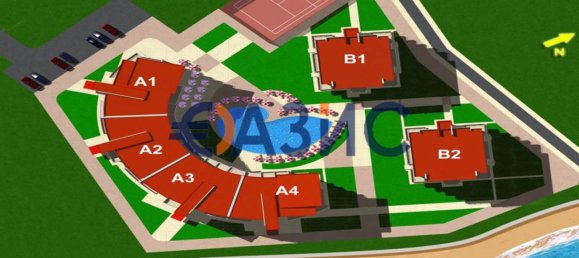 Квартира с 2 спальнями в Равда, Болгария № 744 13